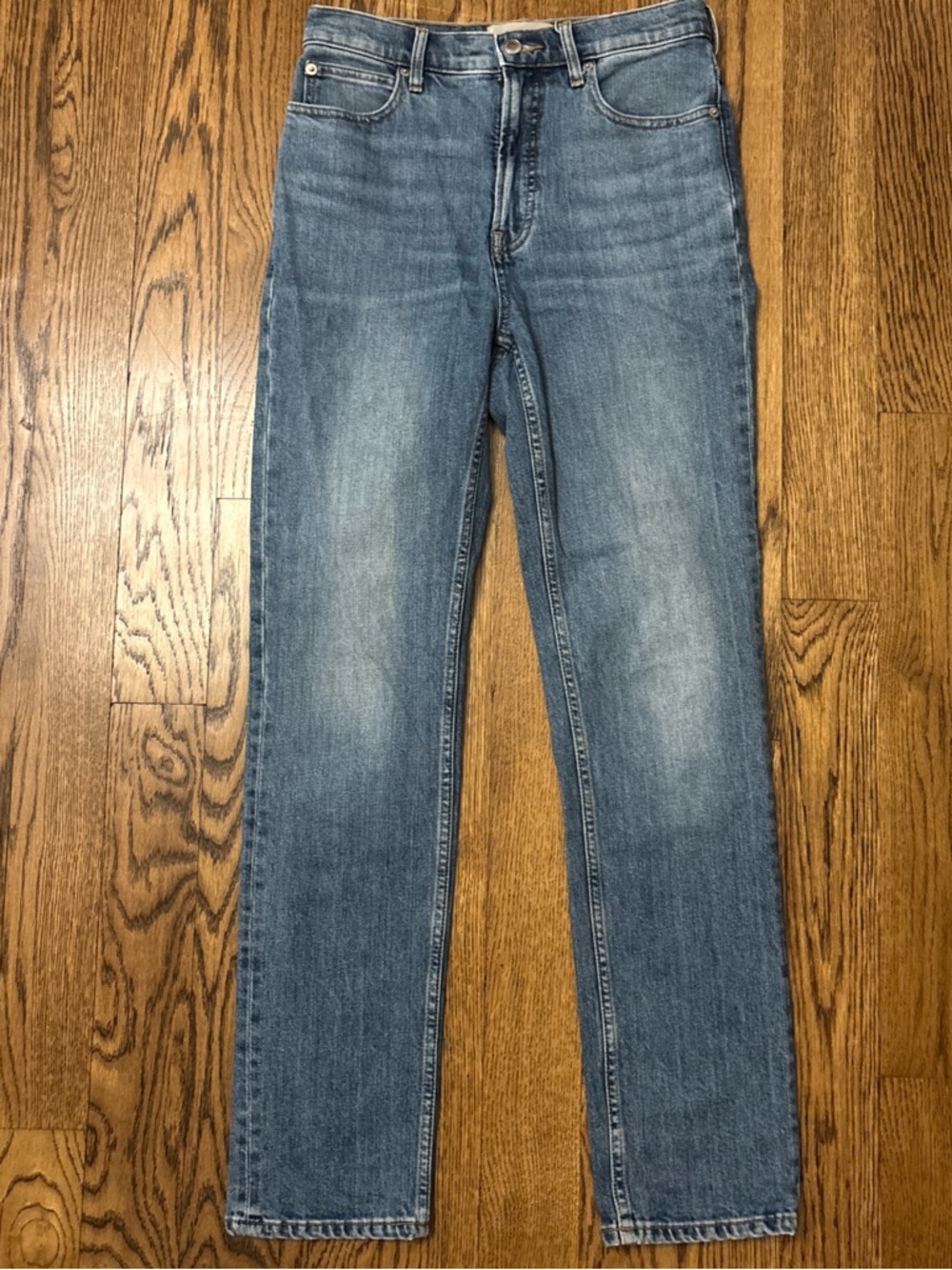 Everlane way-high slim organic cotton jeans
